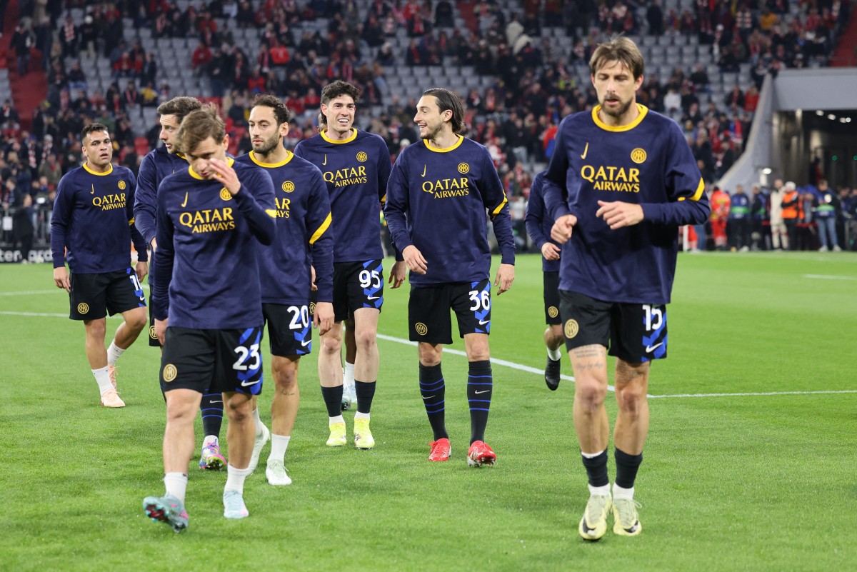 لاعبو إنتر. (أ ف ب)