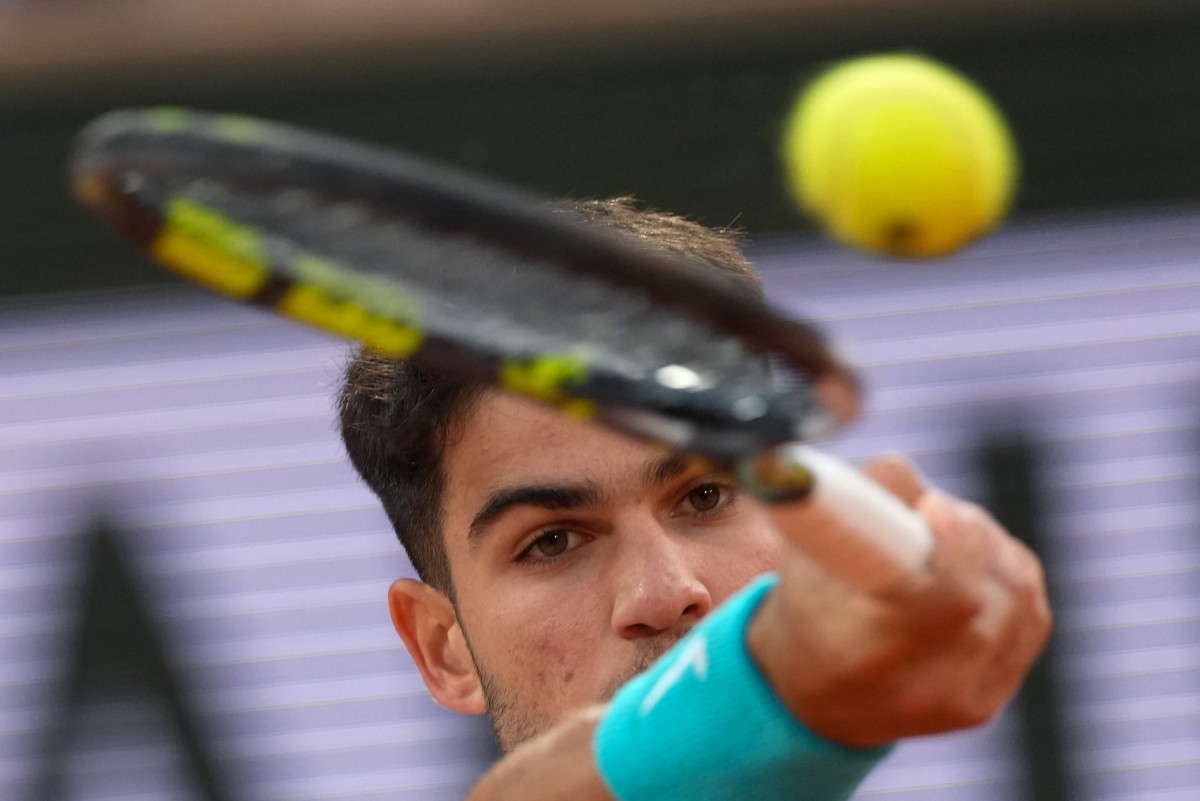 كارلوس ألكاراز. (أ ف ب)