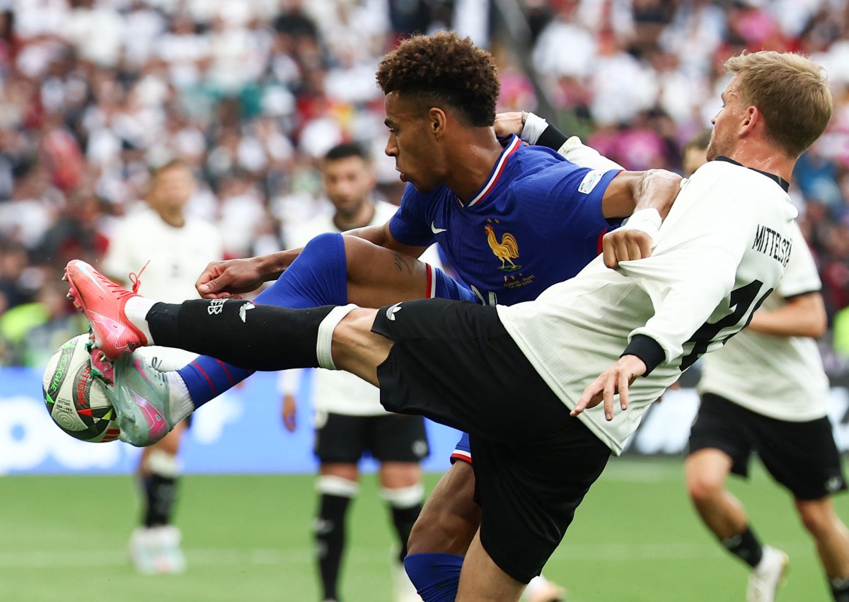 من المباراة. (أ ف ب) 