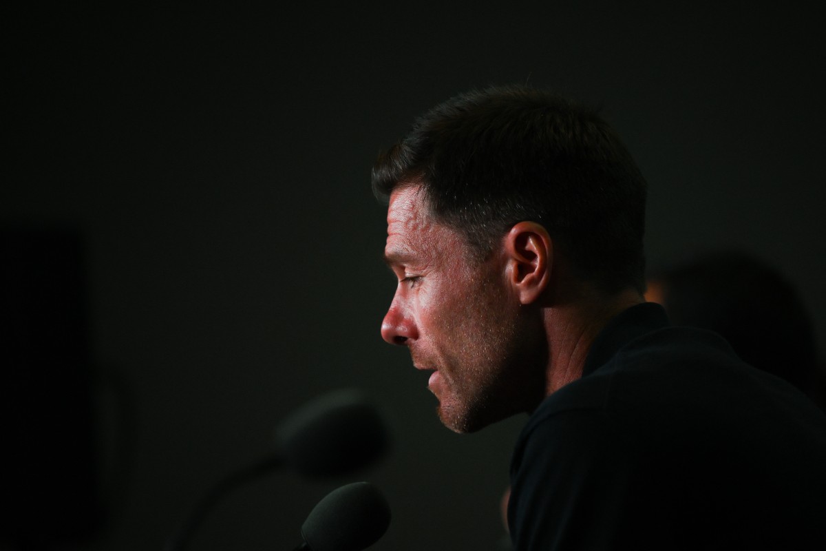 من المباراة. (أ ف ب) 