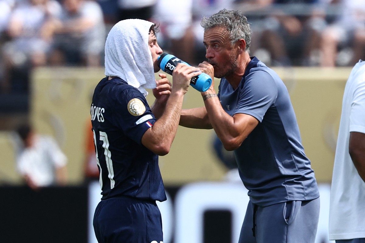 لويس إنريكي. (أ ف ب) 