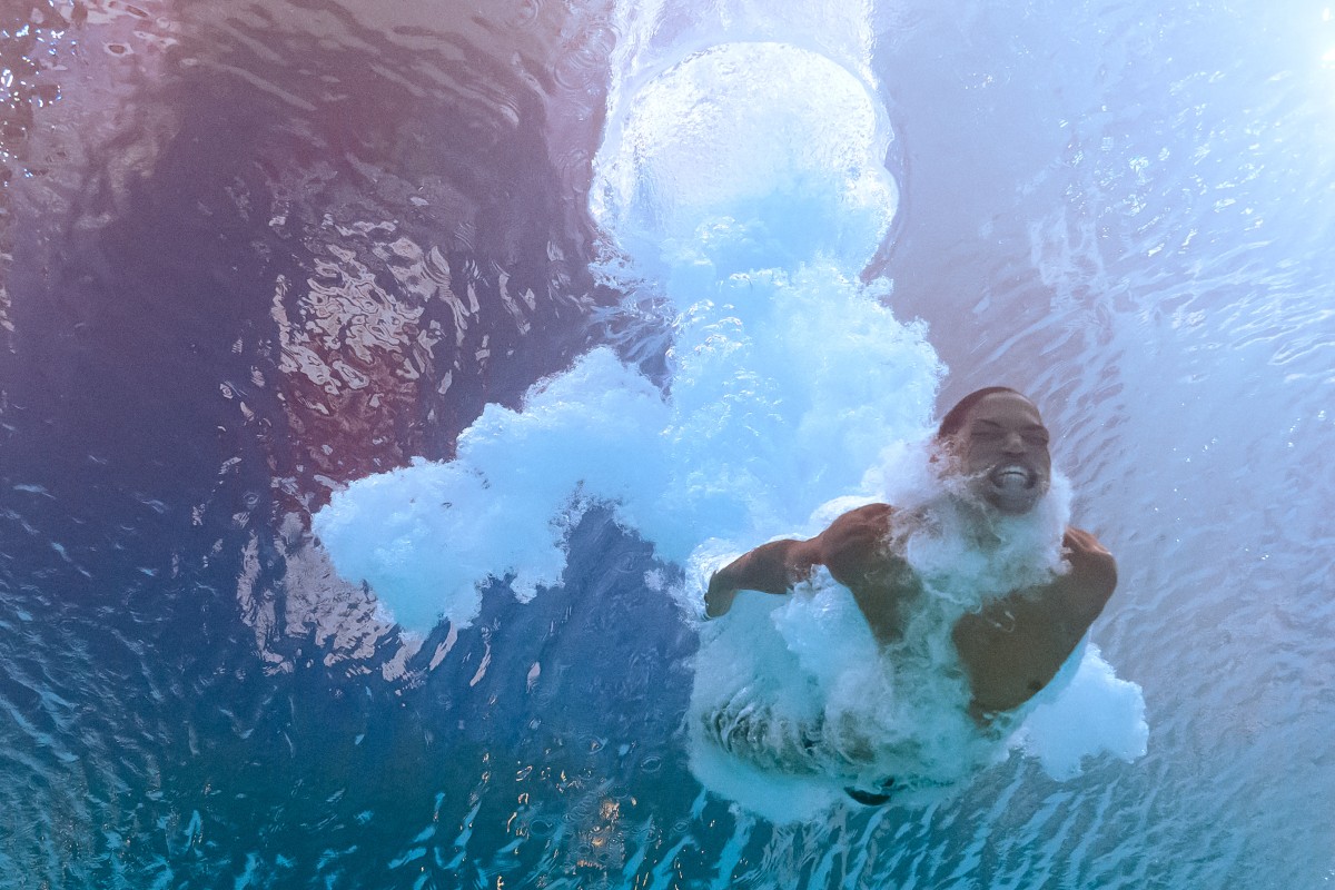 سباحة. (أ ف ب) 