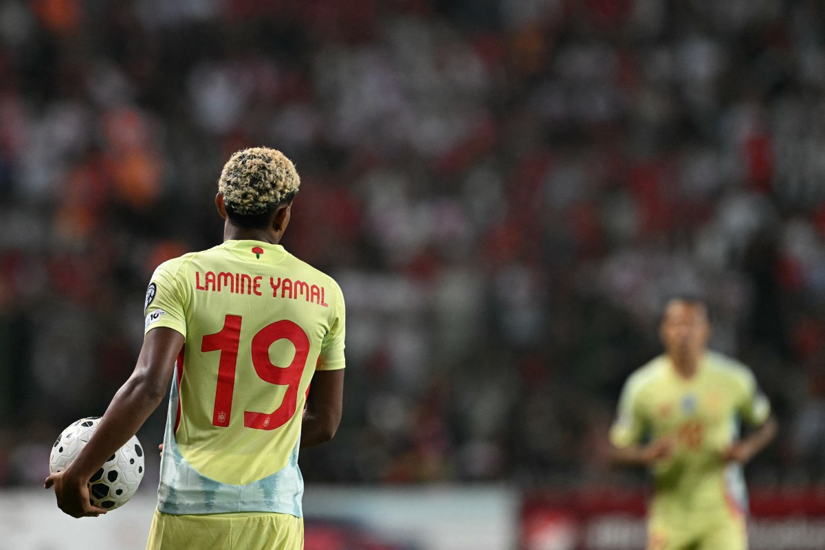 لامين يامال. (أ ف ب)