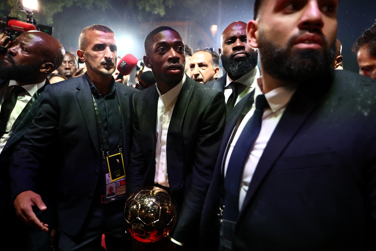 عثمان ديمبيلي. (أ ف ب) 