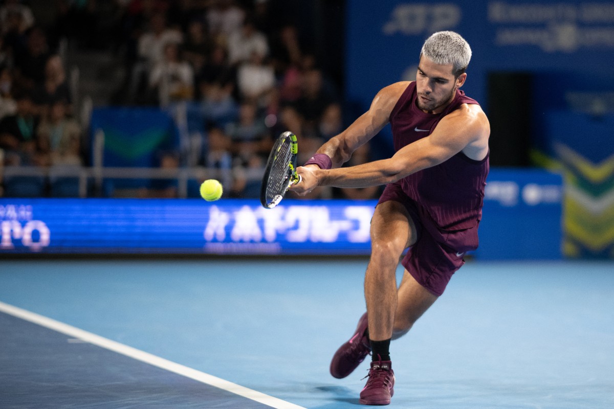 كارلوس ألكاراز. (أ ف ب)