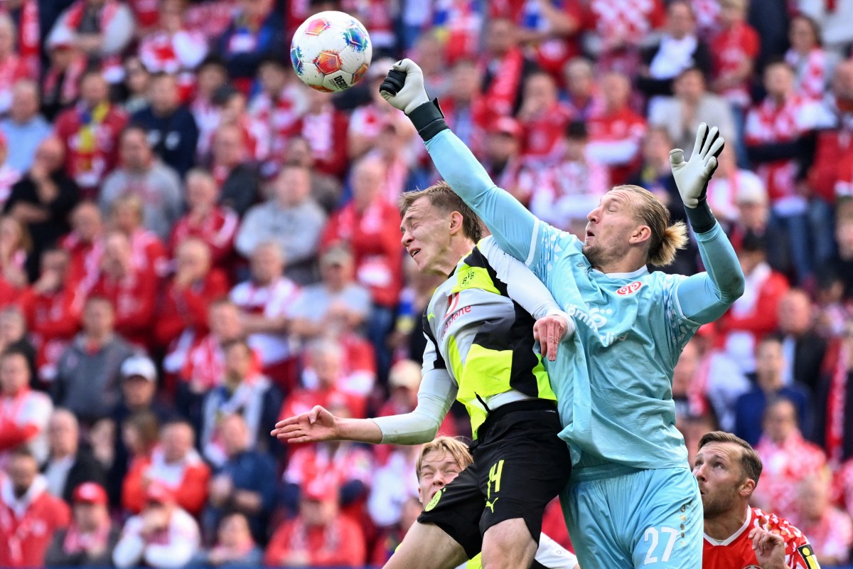 من المباراة. (أ ف ب) 