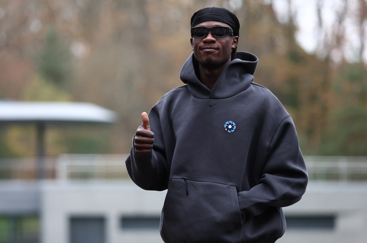 من وصول كامافينغا إلى تدريبات منتخب فرنسا. (أ ف ب)