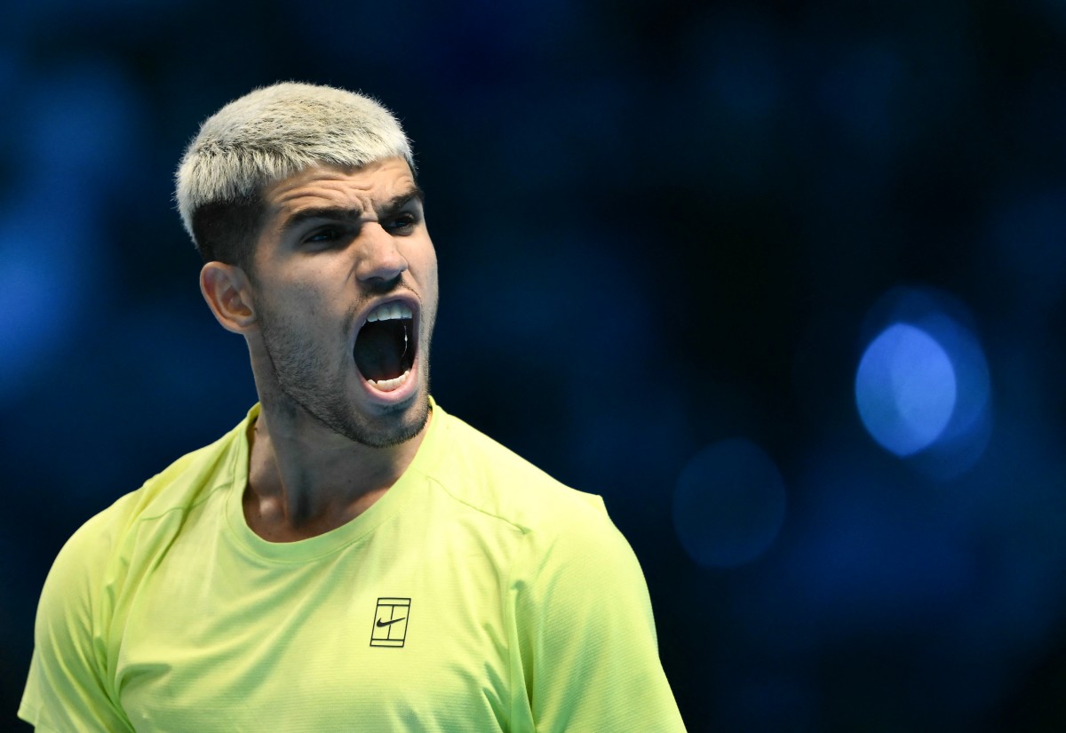 كارلوس ألكاراز. (أ ف ب) 