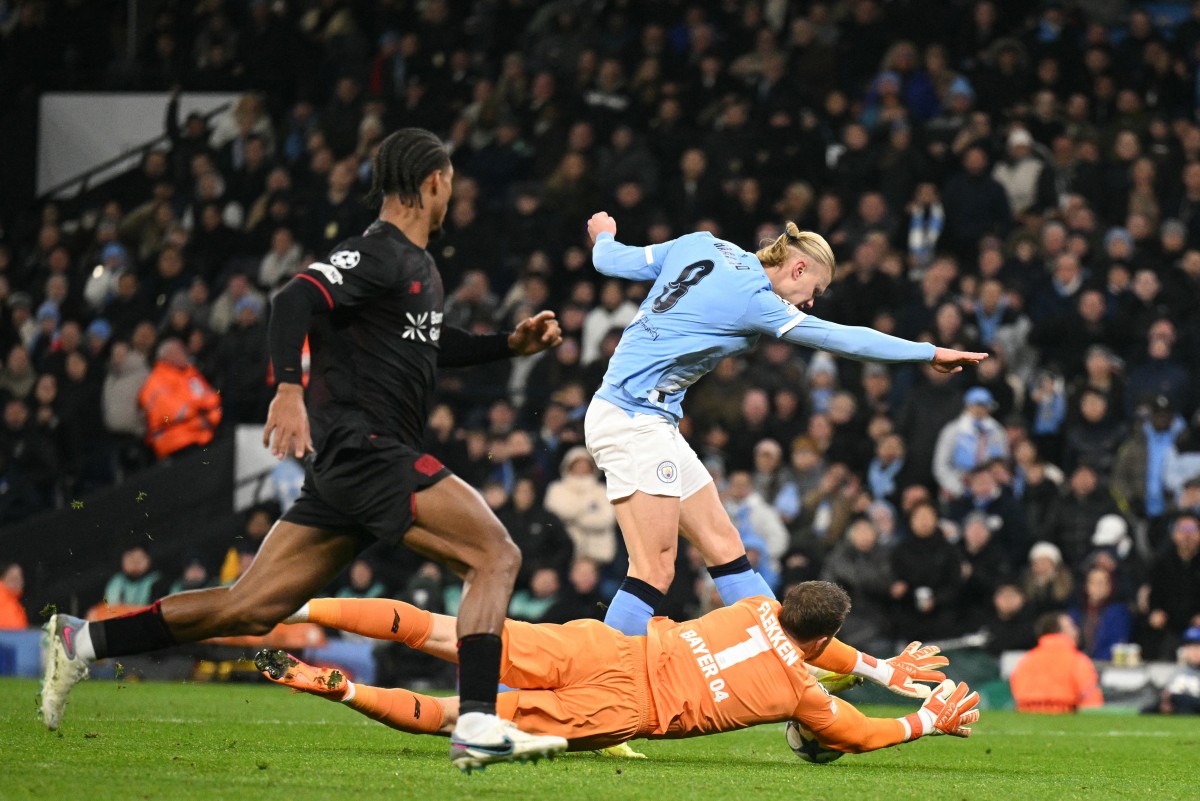 من المباراة. (أ ف ب)