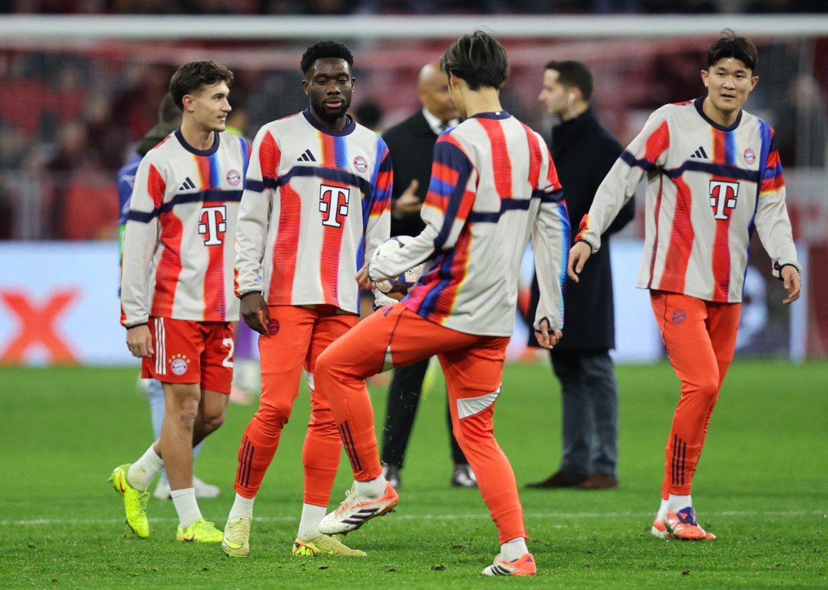 لاعبو بايرن ميونيخ. (أ ف ب)