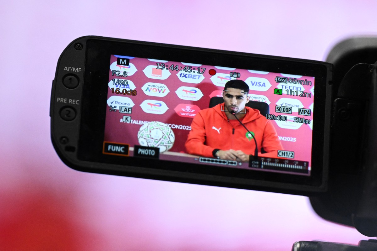 أشرف حكيمي. (أ ف ب)