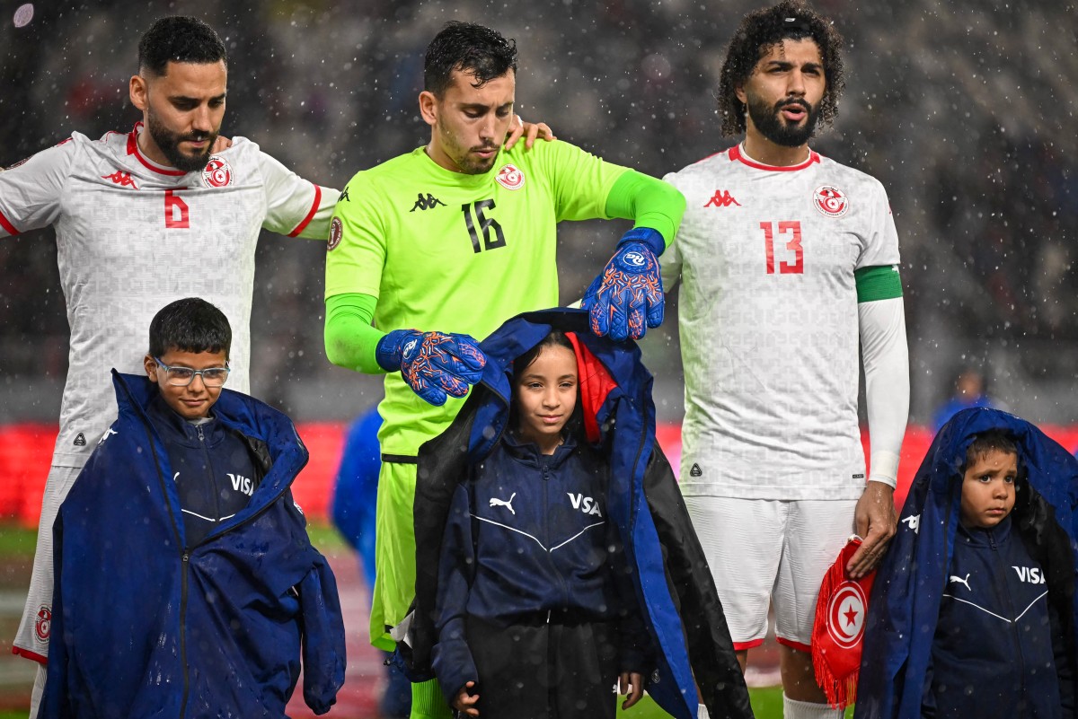 لاعبو تونس. (أ ف ب) 