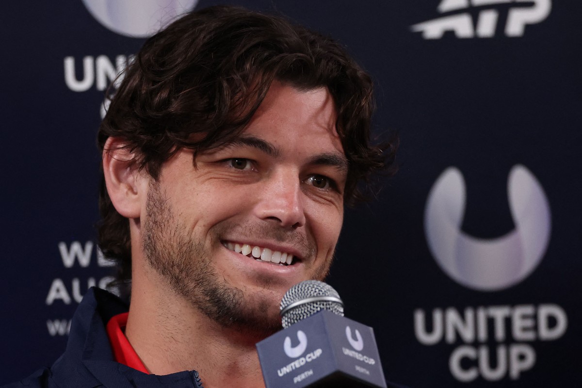 الأميركي تايلور فريتس. (أ  ف ب) 