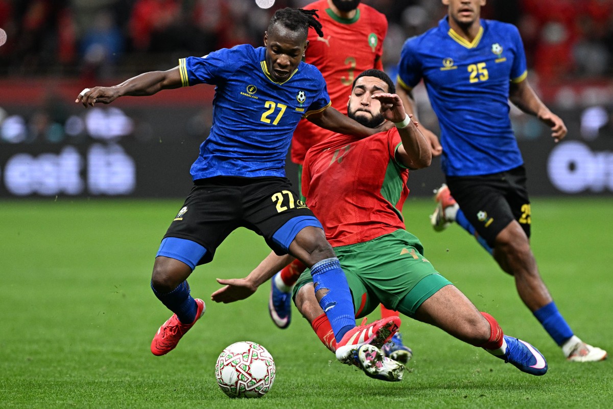 من المباراة. (أ ف ب)ِ