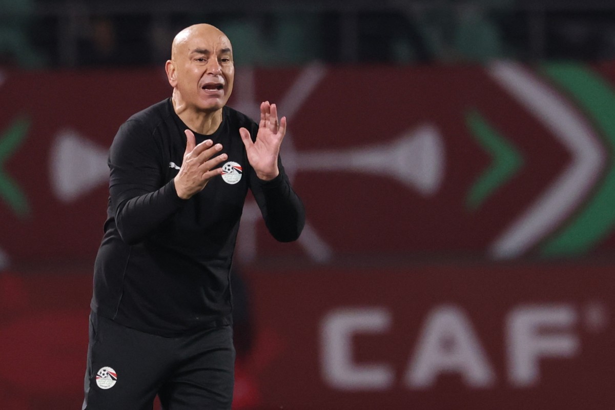 حسام حسن. (أ ف ب) 