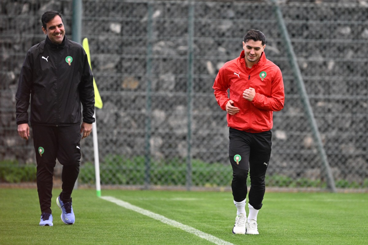 النجم المغربي إبراهيم دياز. (أ ف ب)