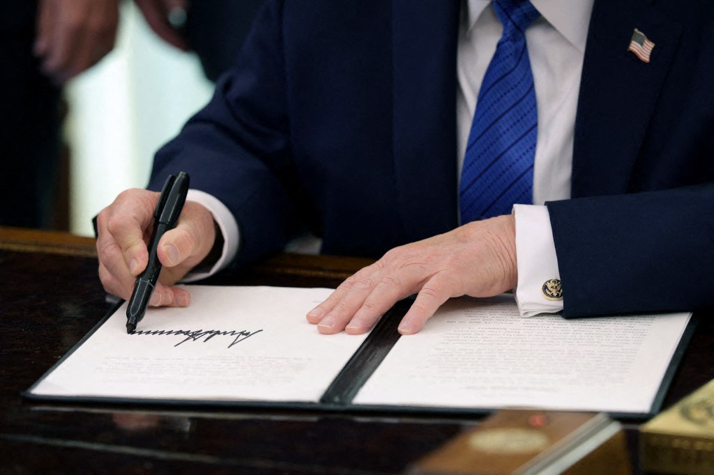 الرئيس دونالد ترامب. (أ ف ب)