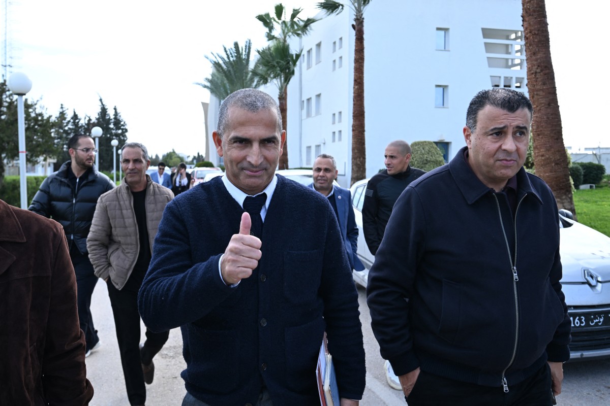 مدرب المنتخب التونسي لكرة القدم صبري لموشي. (أ ف ب) 