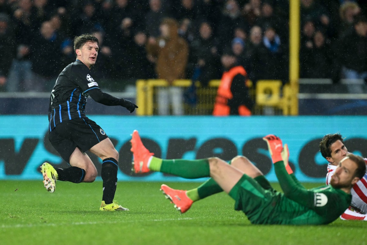 من المباراة. (أ ف ب) 