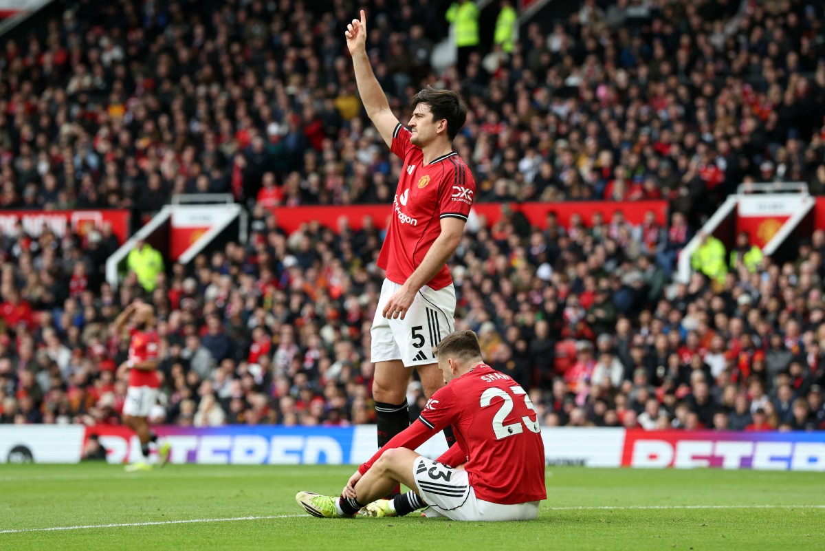 مدافع فريق مانشستر يونايتد الإنكليزي لكرة القدم هاري ماغواير. (أ ف ب) 