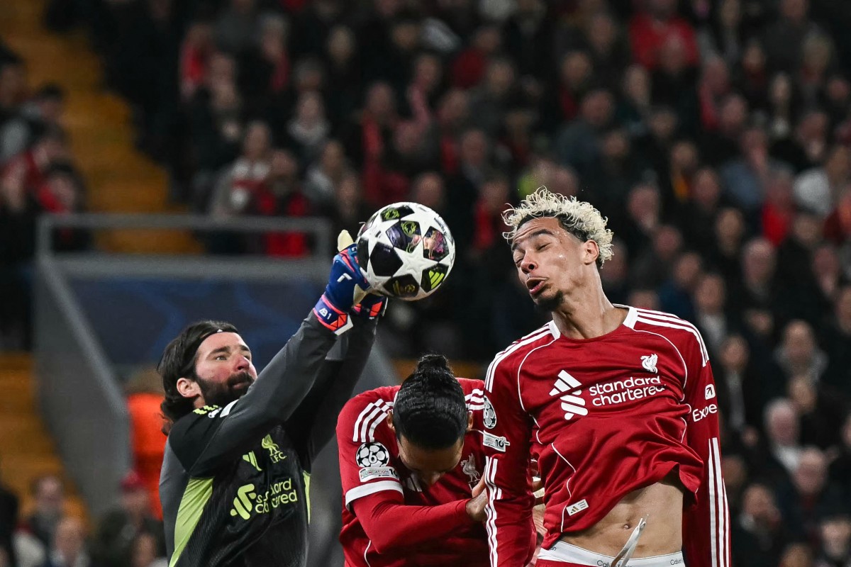 الحارس البرازيلي أليسون. (أ ف ب) 