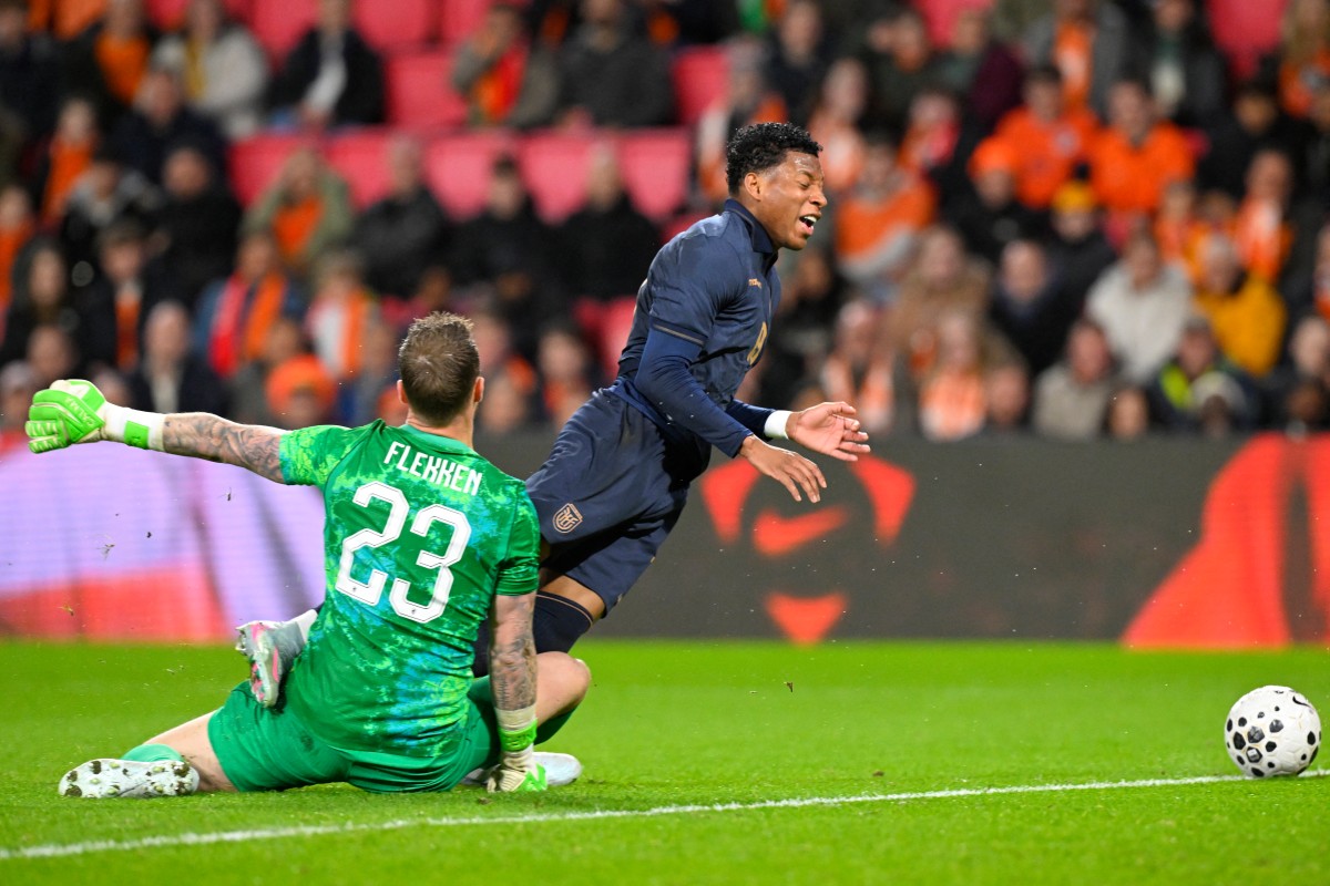 من المباراة. (أ ف ب) 