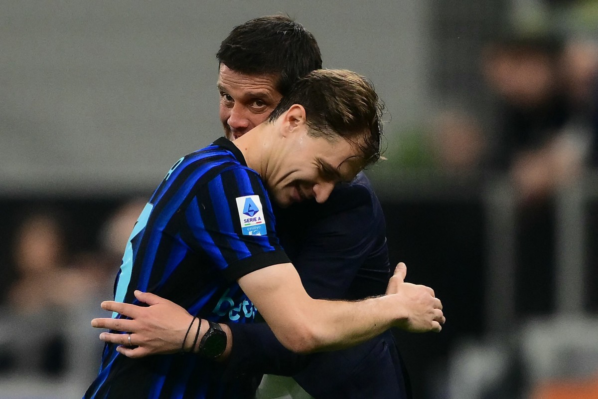 لاعبو إنتر. (أ ف ب) 