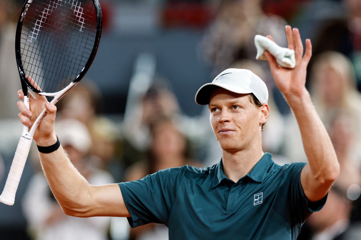 الإيطالي يانيك سينر. (أ ف ب) 