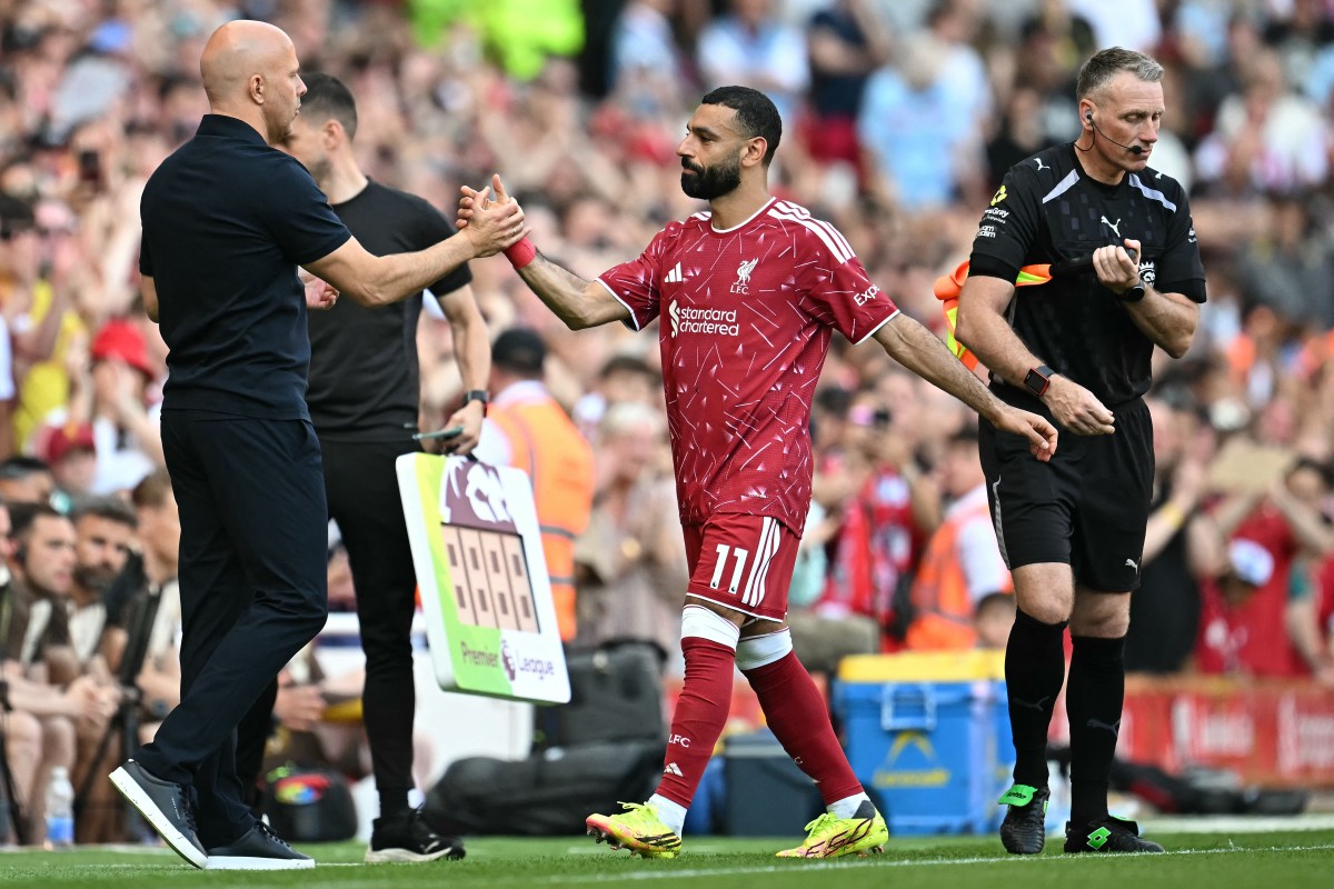 محمد صلاح. (أ ف ب)