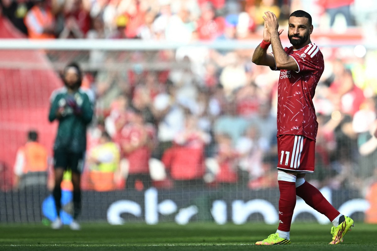 محمد صلاح. (أ ف ب)