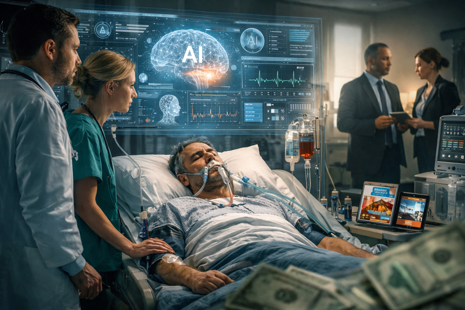 صورة تعبيرية مولّدة بالذكاء الاصطناعي