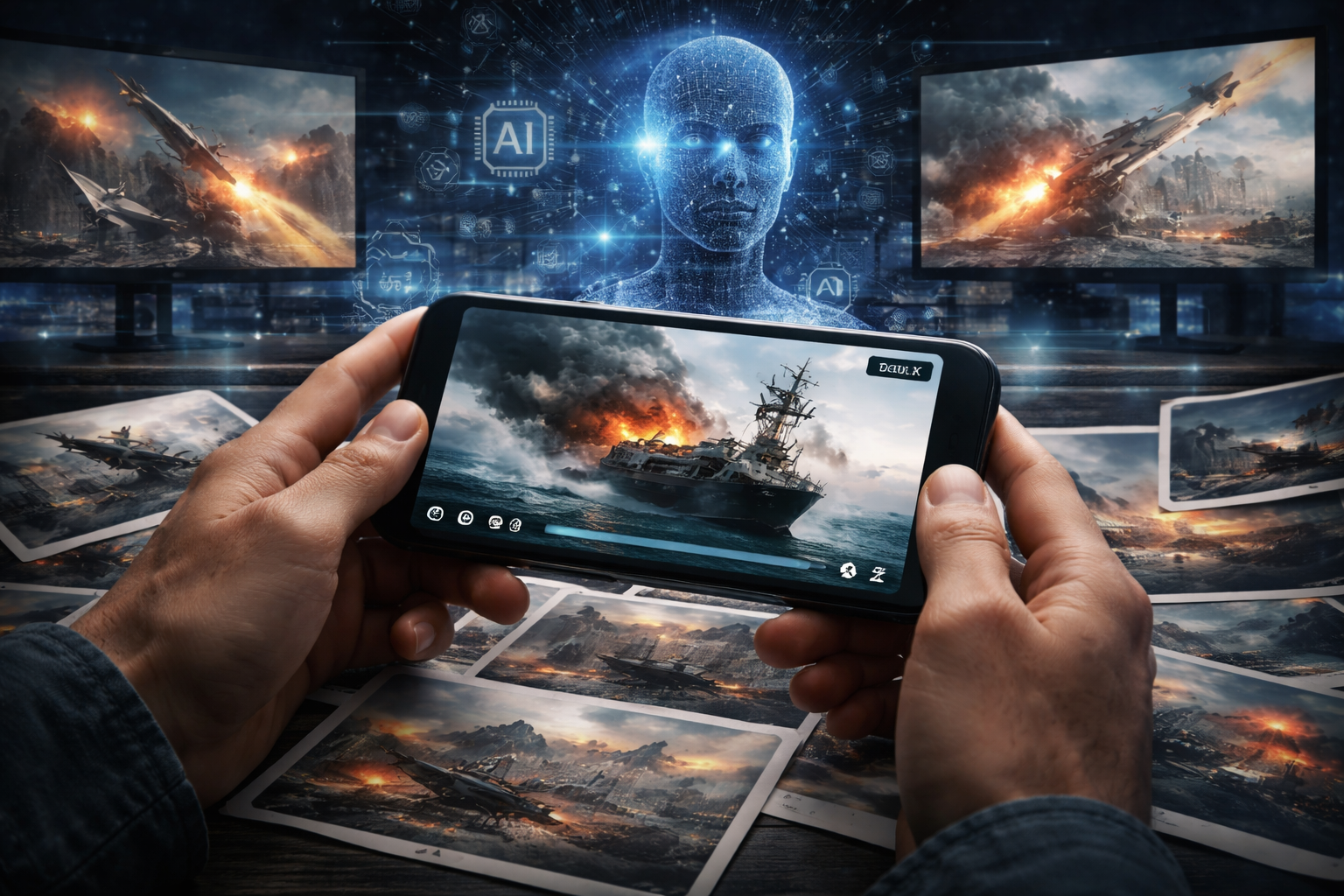 صورة تعبيرية مولّدة بالذكاء الاصطناعي