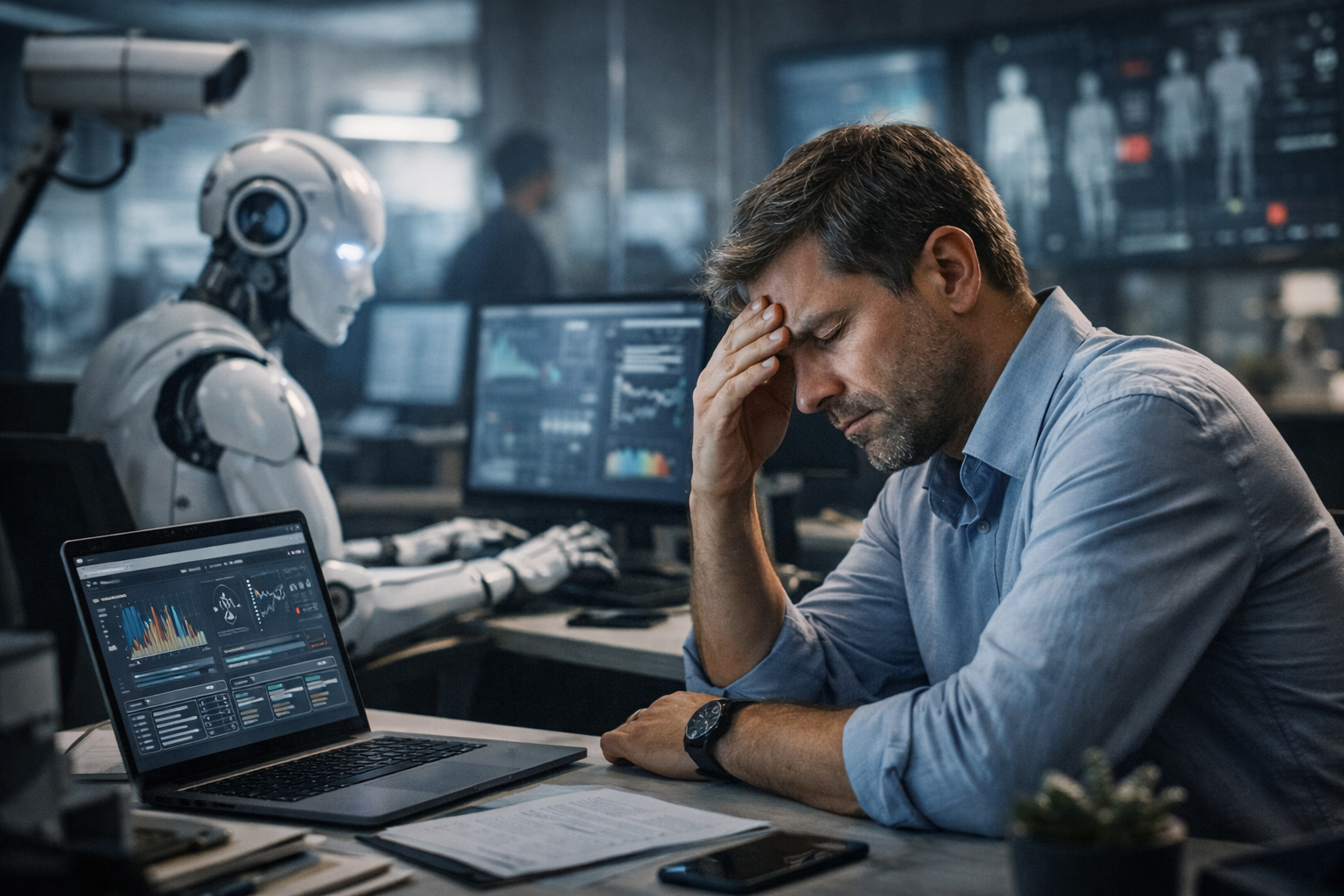 صورة تعبيرية مولّدة بالذكاء الاصطناعي