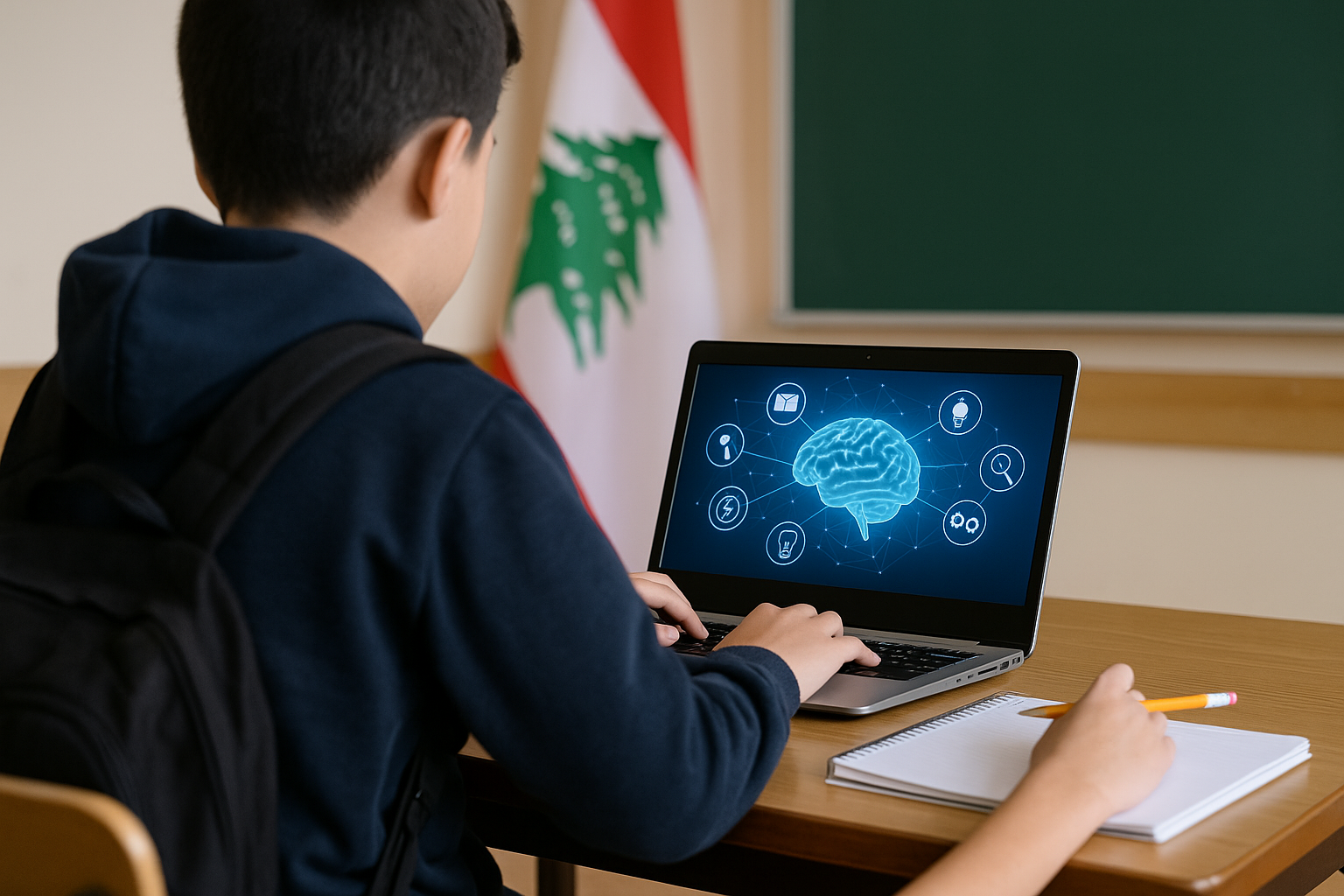 صورة تعبيرية مولّدة بالذكاء الاصطناعي