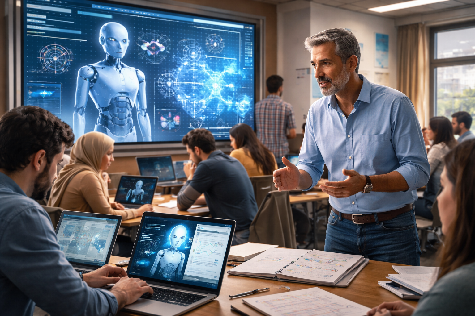 صورة تعبيرية من تصميم الذكاء الاصطناعي