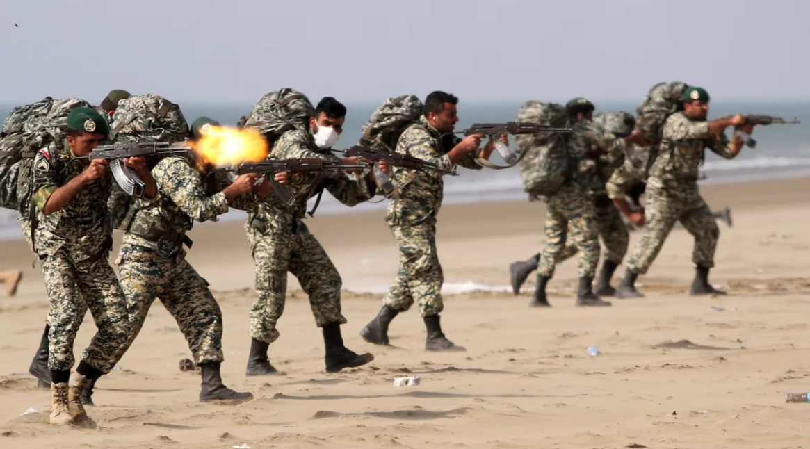 Iranian Army Drills (AP)