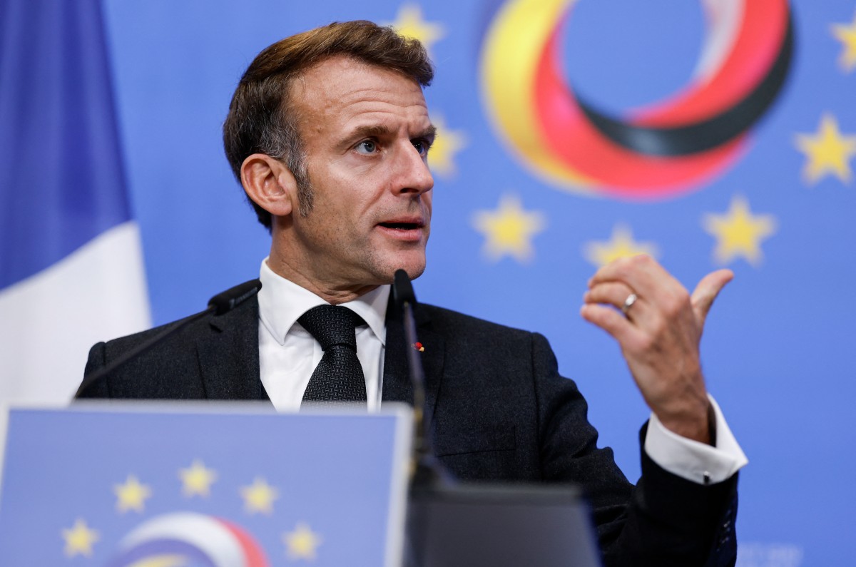 ايمانويل ماكرون. (أ ف ب)