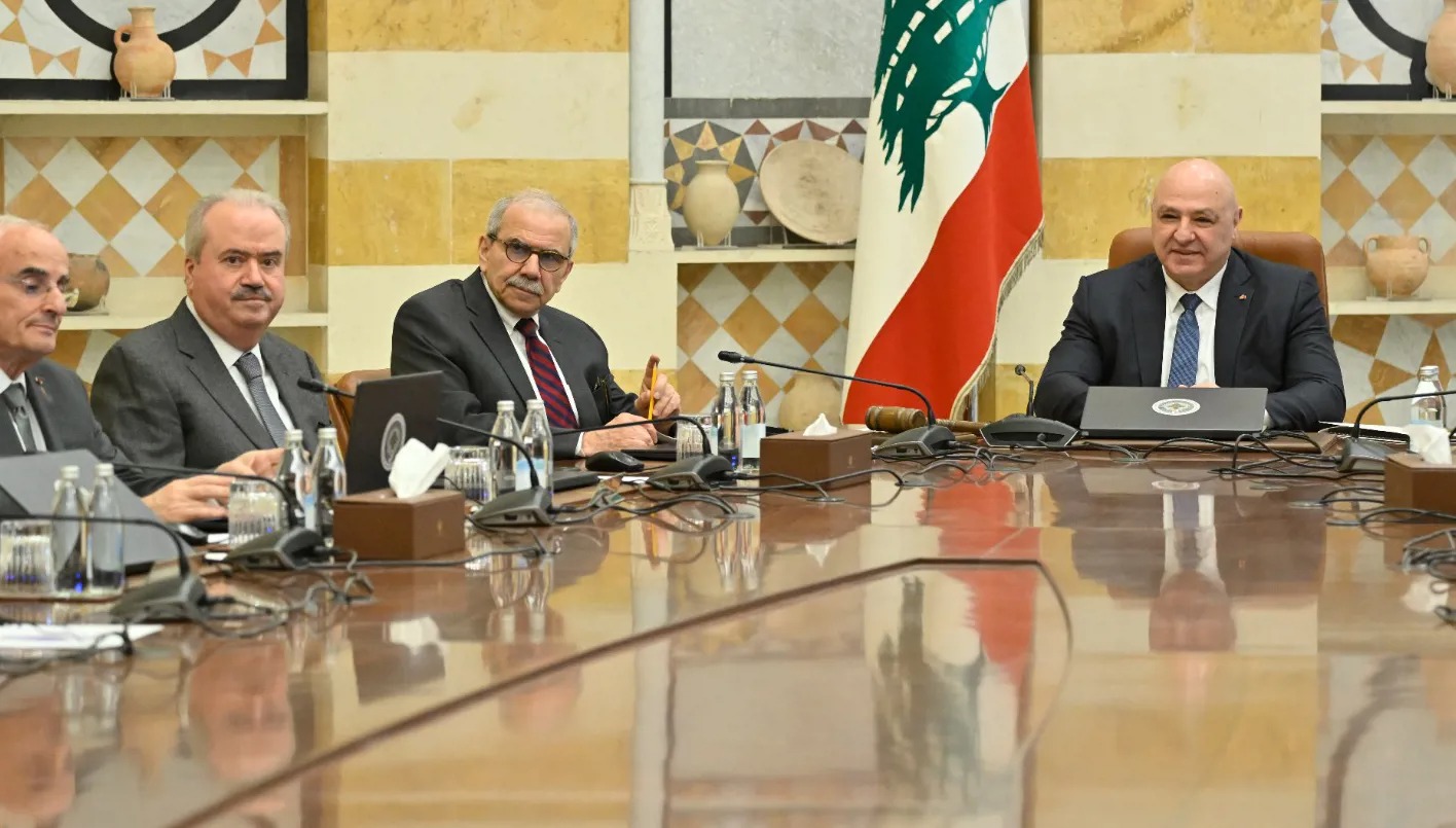 اجتماع مجلس الوزراء اللبناني. (النهار)