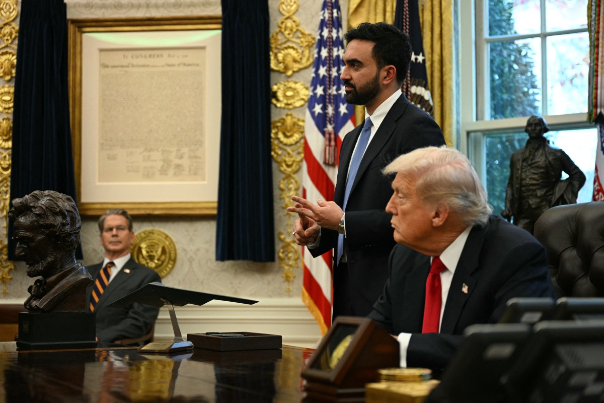 ترامب وممداني. (أ ف ب)