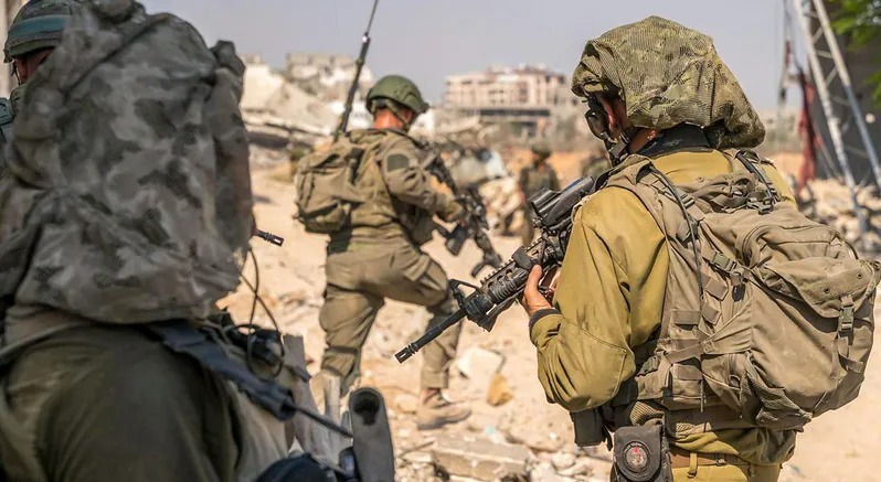 قوات من الجيش الاسرائيلي. (أ ف ب)