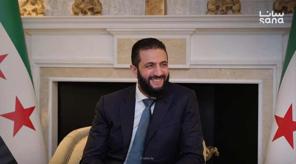 احمد الشرع. (سانا)