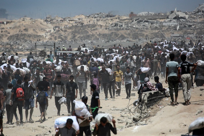 غزة. (ا ف ب)