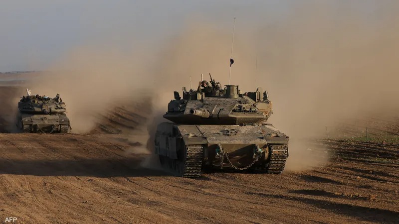 قوات اسرائيلية في غزة. (أ ف ب)