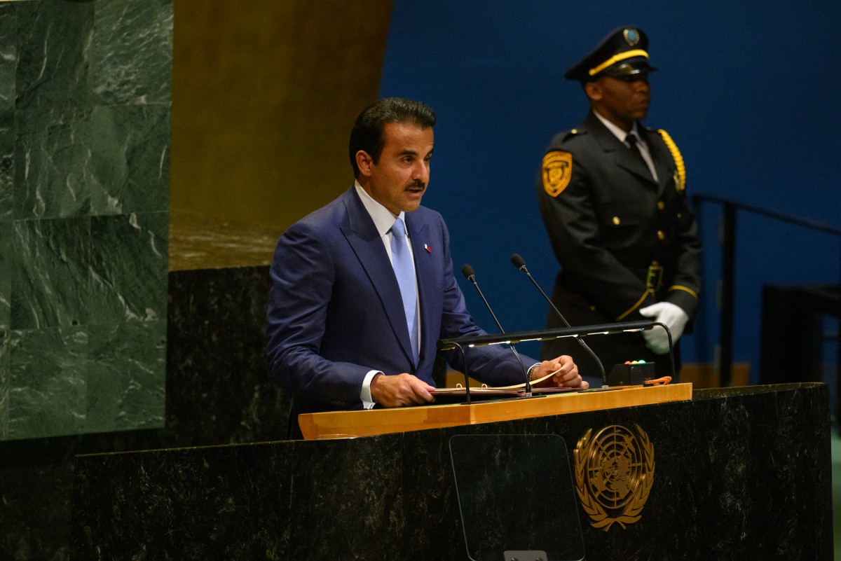 الشيخ تميم بن حمد آل ثاني. (أ ف ب)