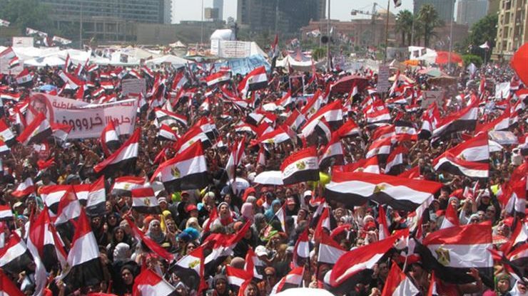 Manifestations sur la place Tahrir pendant la Révolution du 30 juin 2013. (Archives)