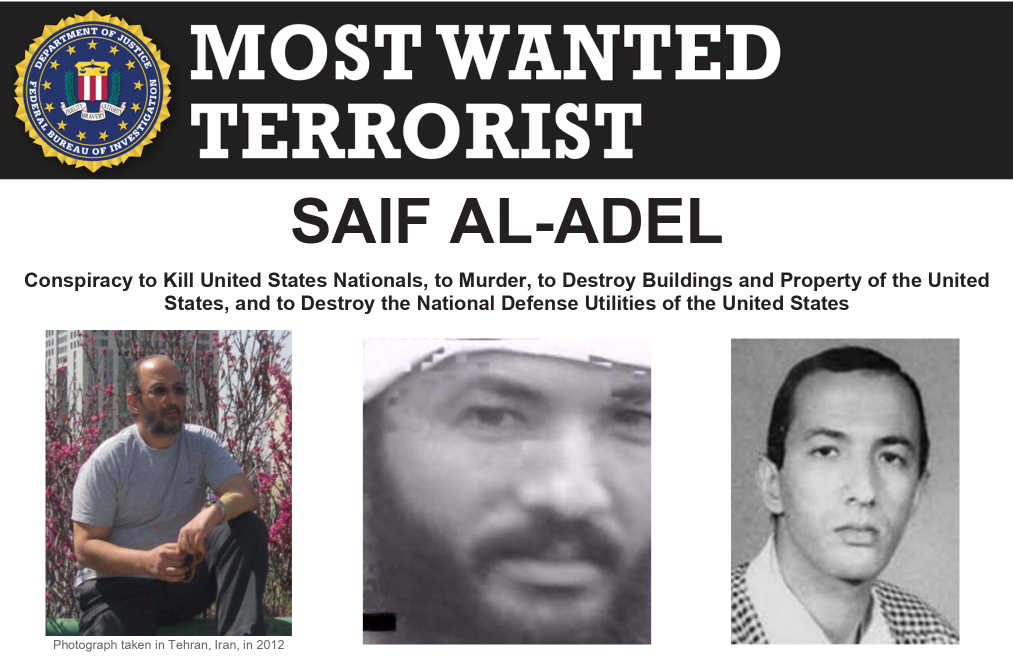 سيف الإسلام مدرج على قائمة الإرهابيين الأكثر طلباً لدى (FBI). (النهار)