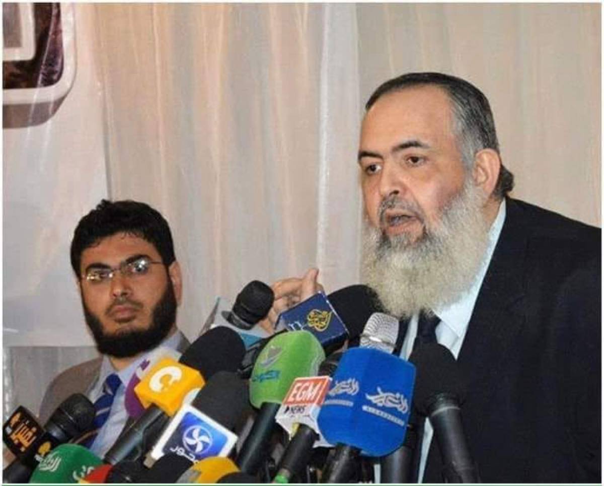 حازم أبو اسماعيل ومحمود فتحي في أحد اللقاءات. (فايسبوك)