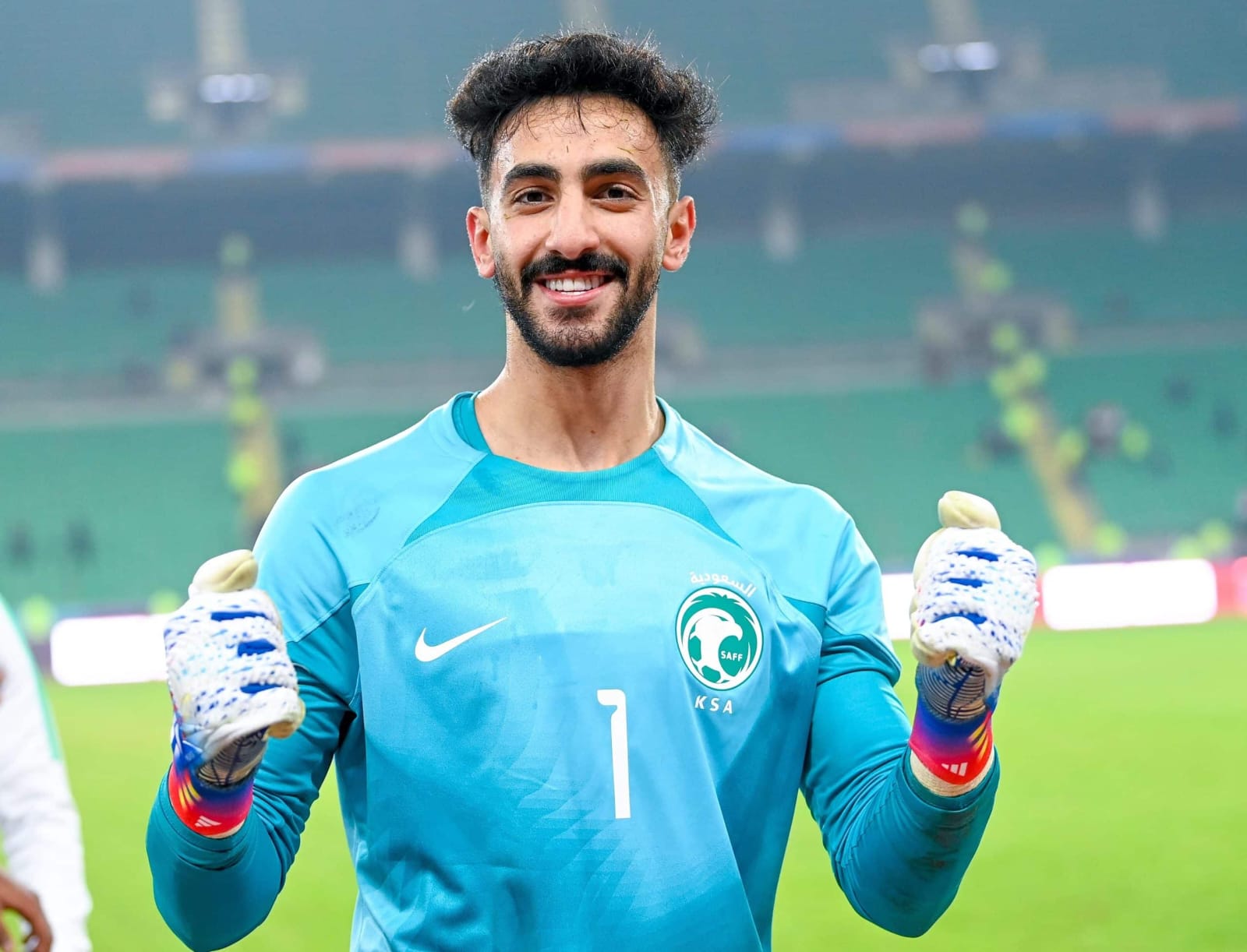 العقيدي بقميص المنتخب السعودي (إكس)