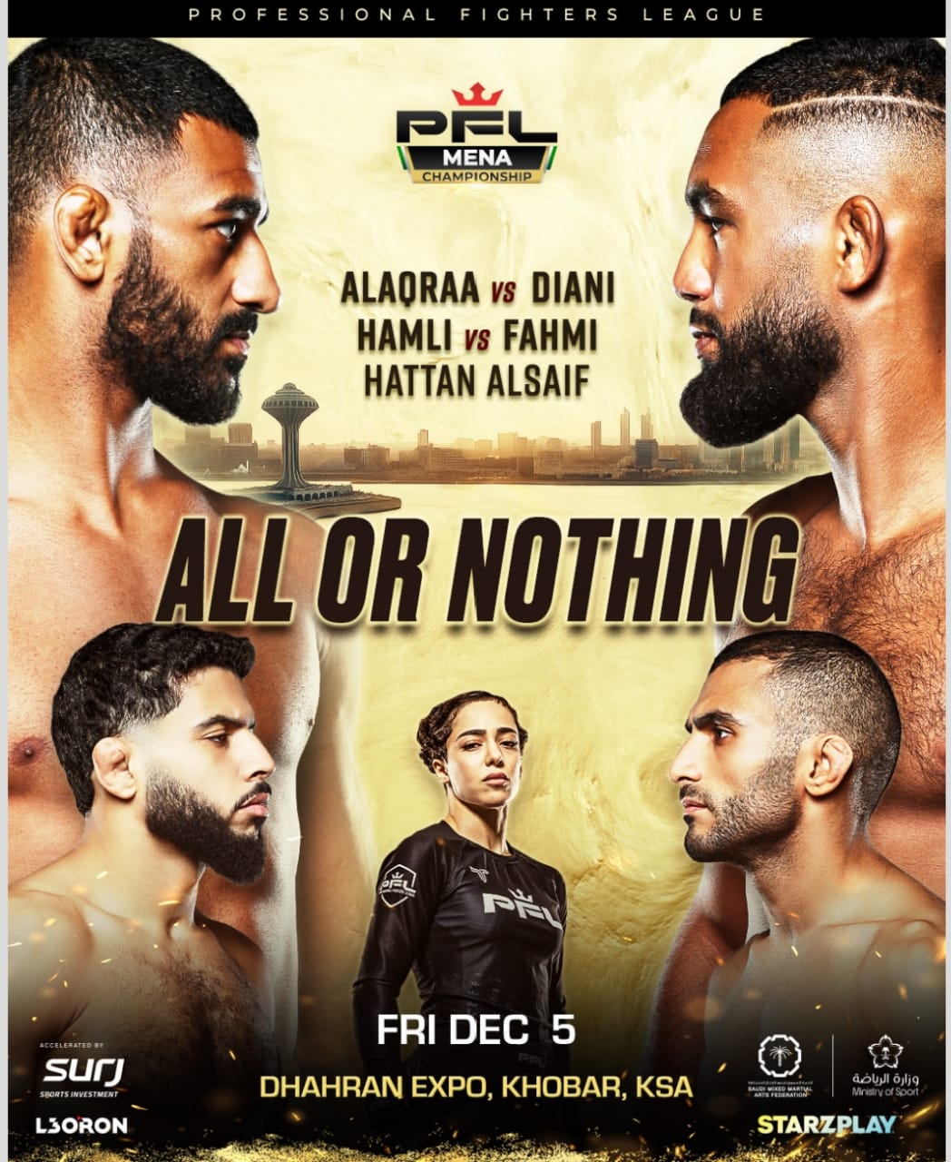  أبطال موسم دوري المقاتلين المحترفين