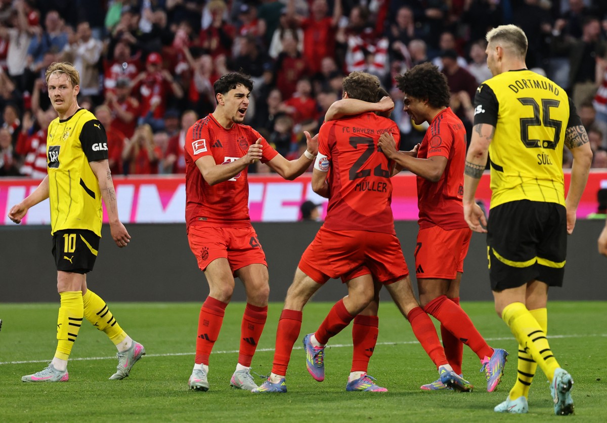 بايرن ميونيخ ضد دورتموند (أ ف ب)